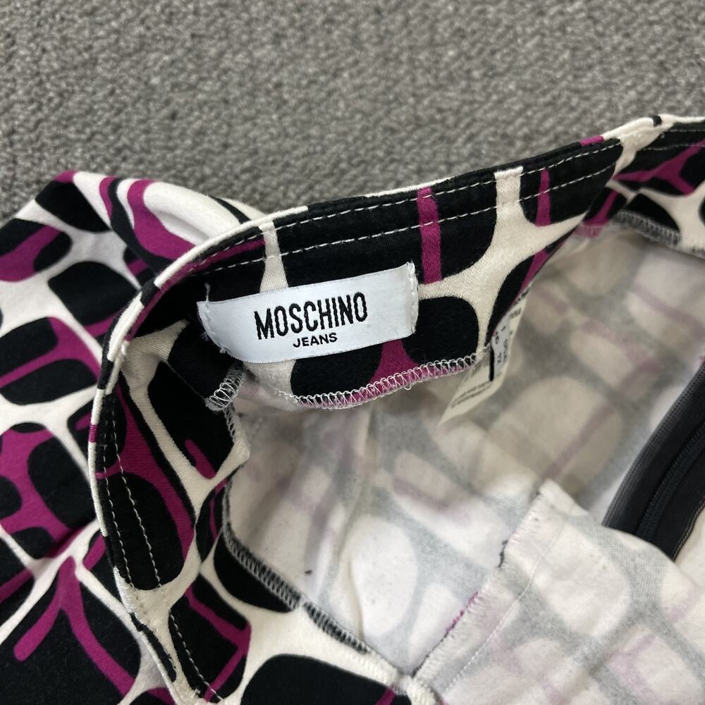 Moschino Skirt Womens Size 12 Donna Flare Purple Black - Picture 4 of 11